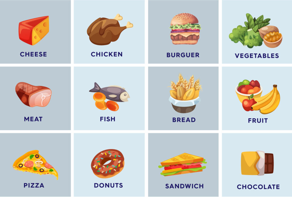 Alimentos En Inglés