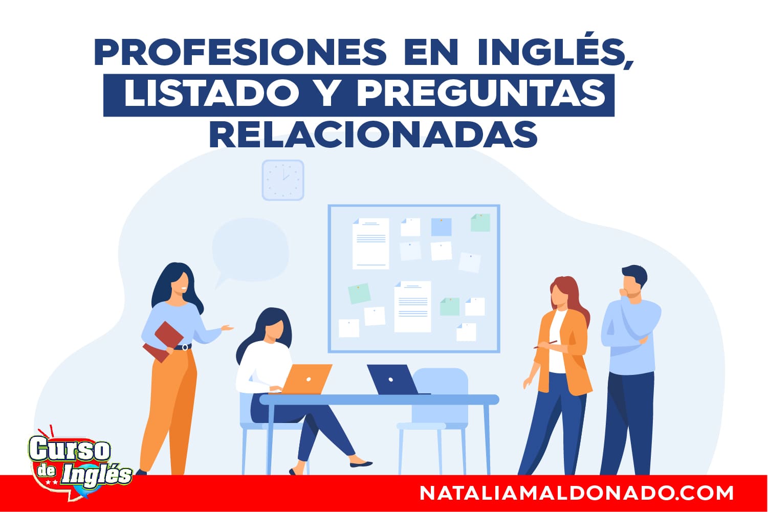 Vocabulario de trabajo en inglés para profesionales
